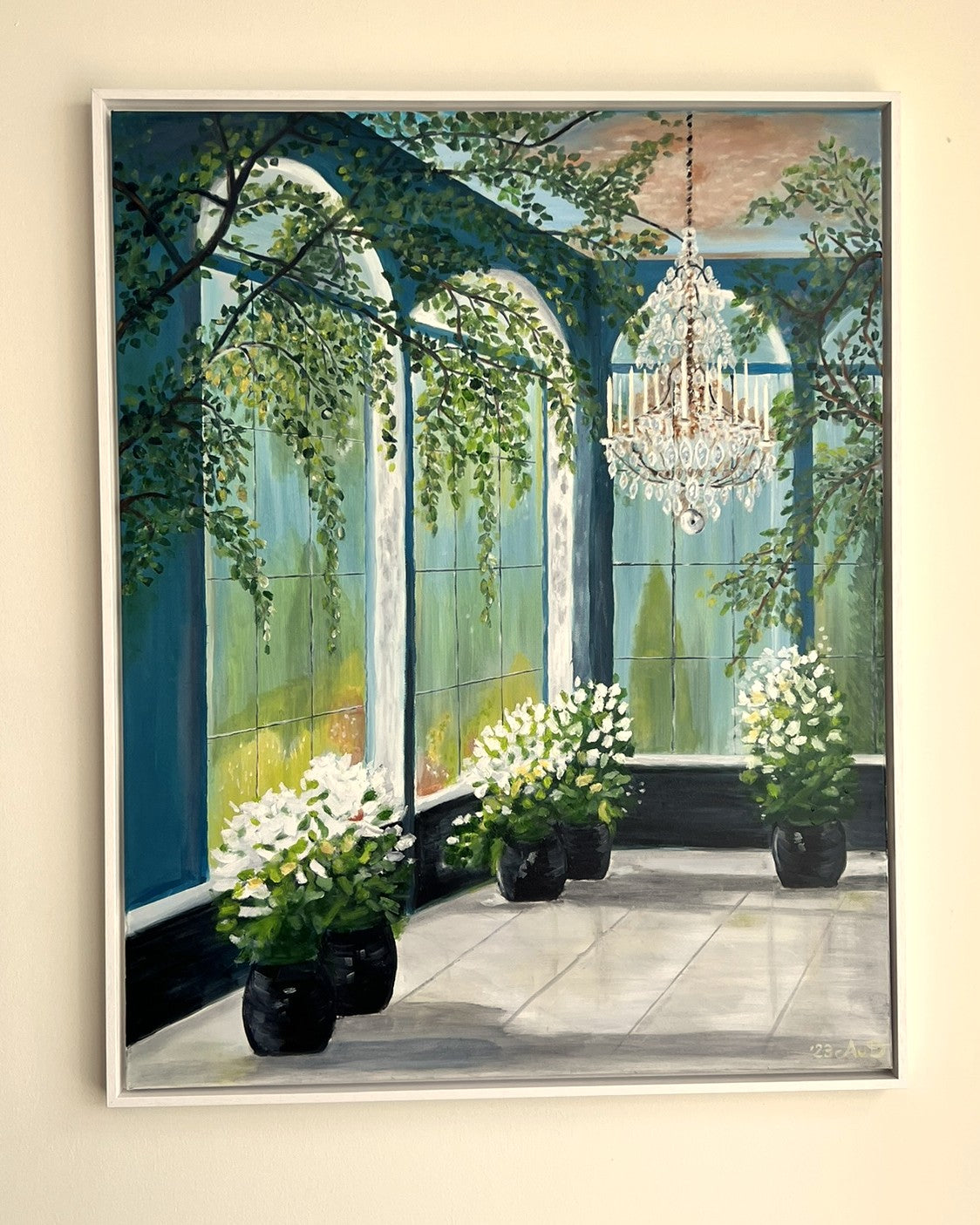 Greenhouse in witte baklijst