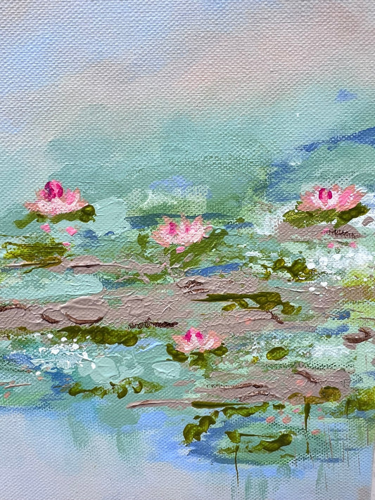 Waterlillies in a pond