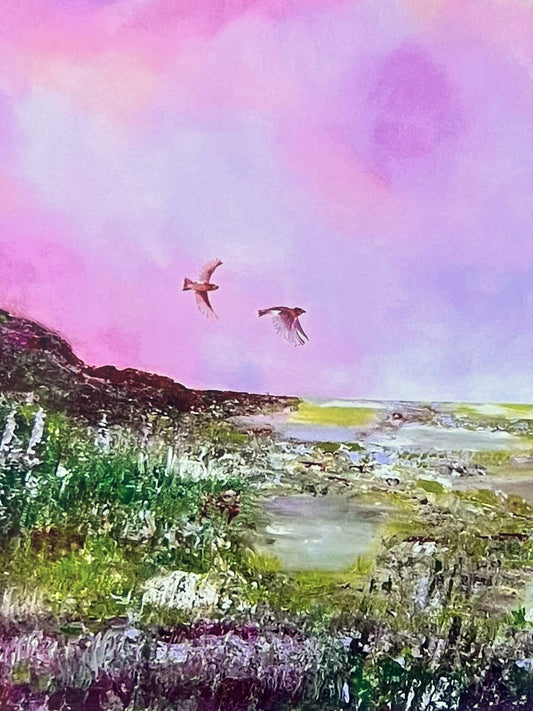 Heather Sky PRINT (30x40cm) van origineel