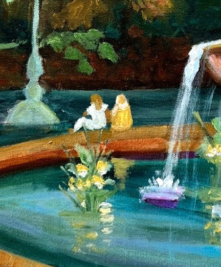 Bethesda Fountain Scene