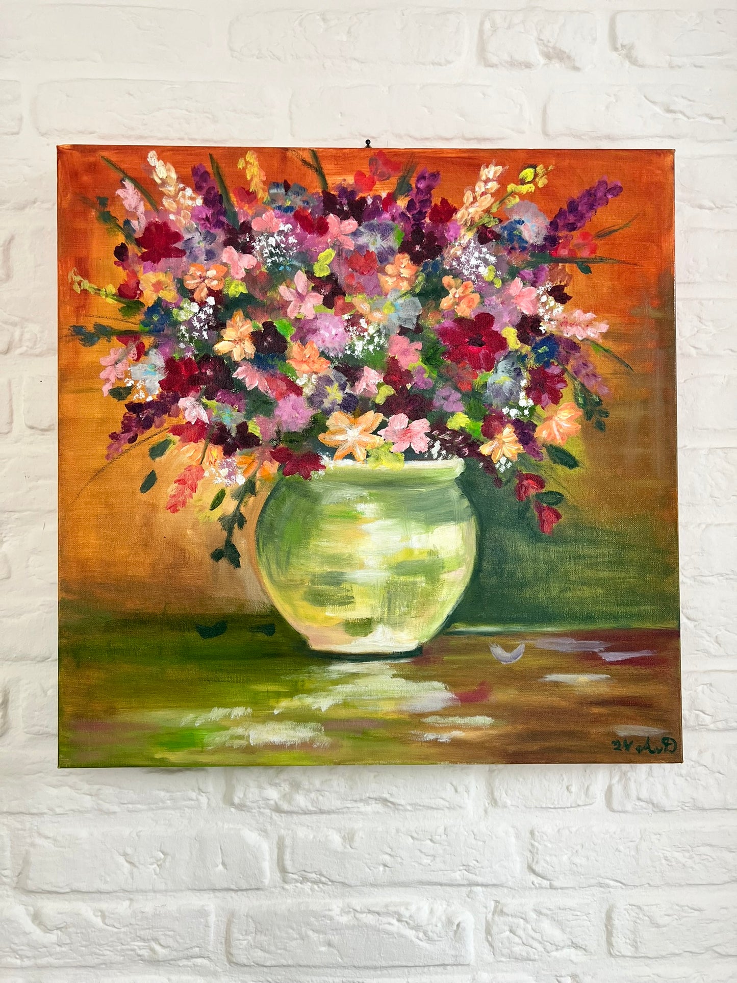 Bouquet of colors 50x50x4cm 3D