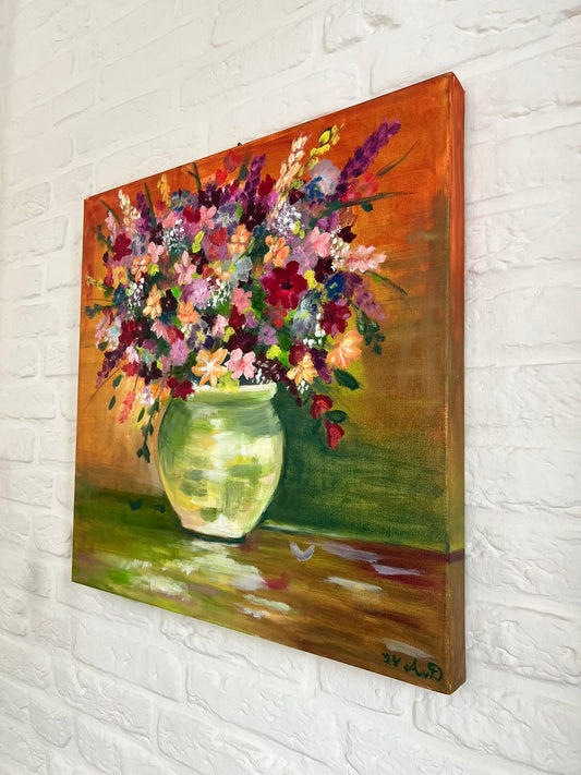 Bouquet of colors 50x50x4cm 3D