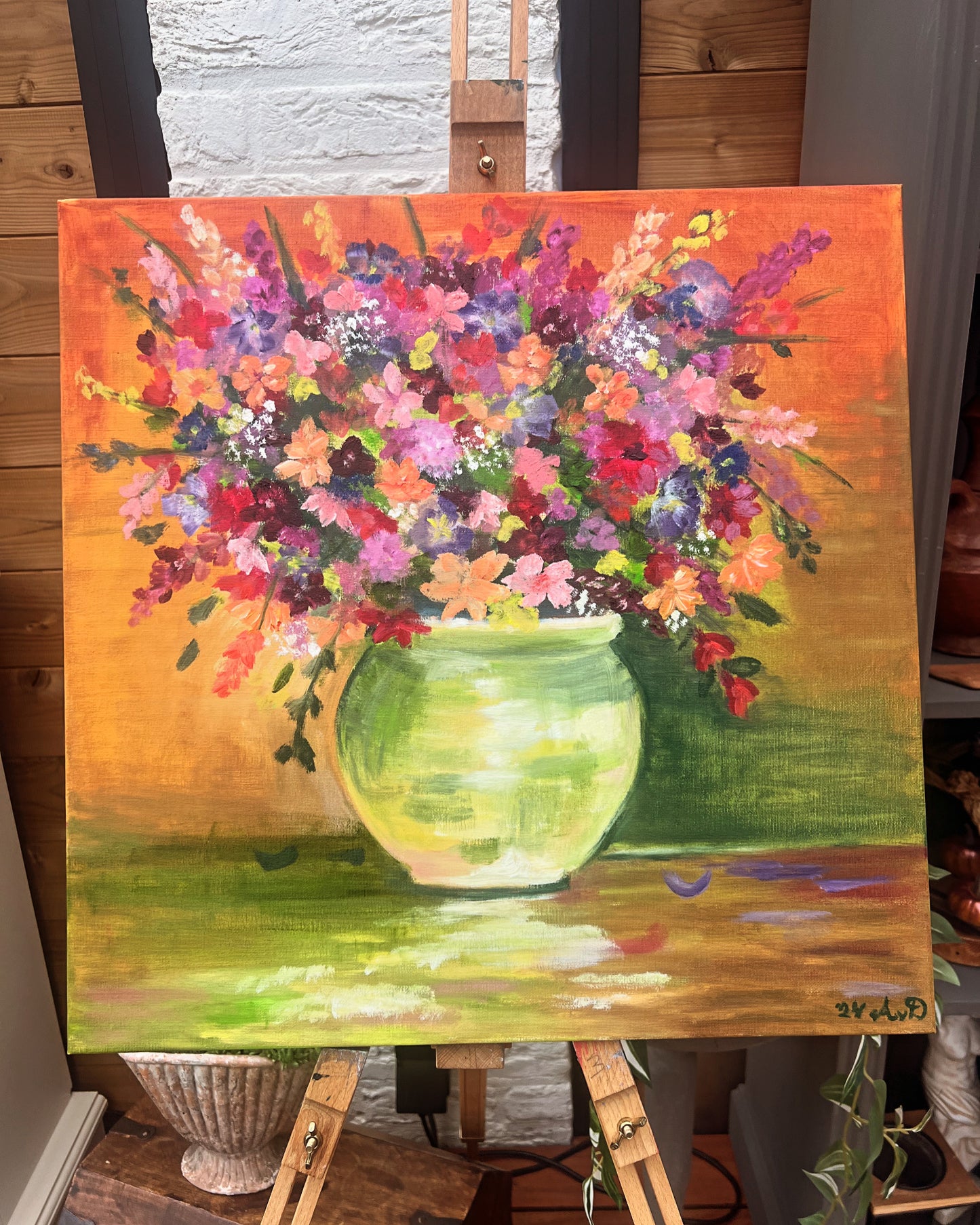 Bouquet of colors 50x50x4cm 3D