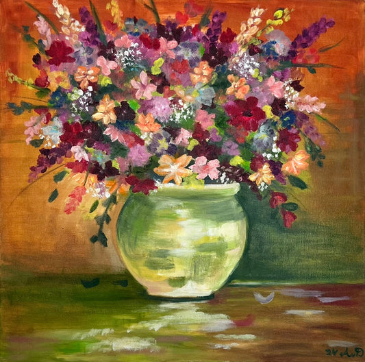 Bouquet of colors 50x50x4cm 3D