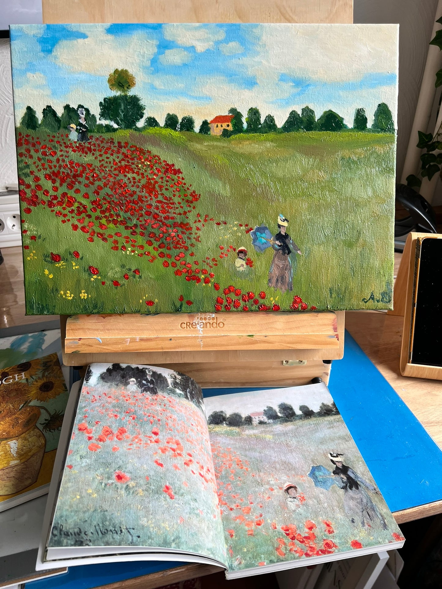 Studie opdracht: The Poppy field (NIET TE KOOP)