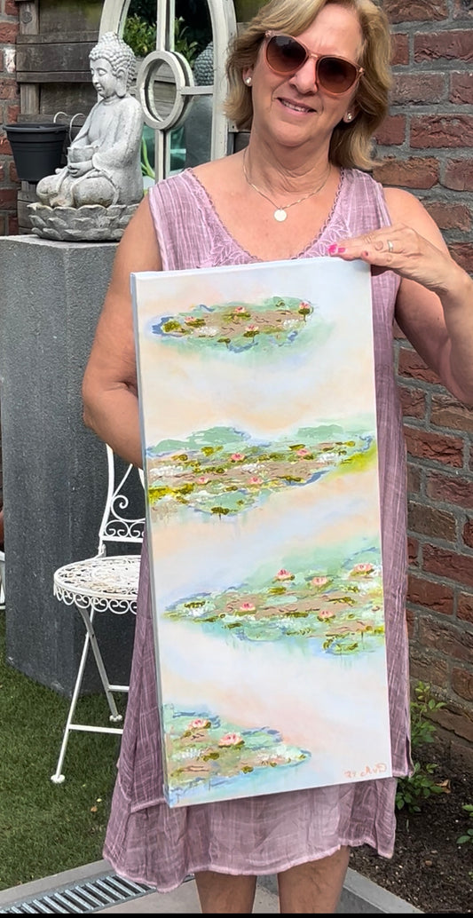 Waterlillies in a pond