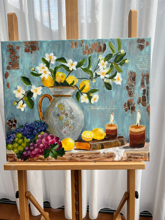 Lemons and grapes