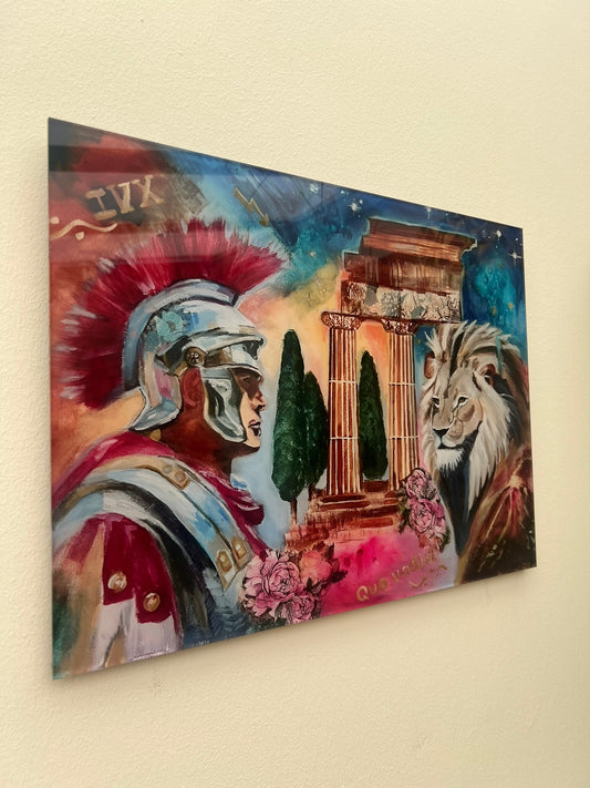 Quo Vadis? (print op plexiglas)